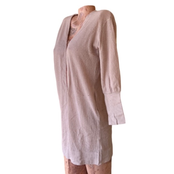 Socialite Balloon Sleeve Waffle Cardigan - Picture 3 of 11